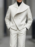 Modernes asymmetrisches Herren Blazer Hose Set