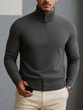 Urban Casual gerippter Herren Rollkragen Unterhemd