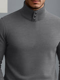 Urban Casual gerippter Herren Rollkragen Unterhemd
