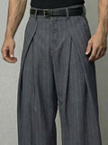 Essential Gestreifte Weite Hose