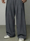 Essential Gestreifte Weite Hose