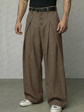 Essential Gestreifte Weite Hose