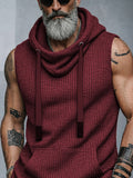 Sportliches Strick Tanktop mit Kapuze