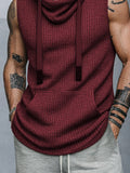 Sportliches Strick Tanktop mit Kapuze