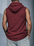 Sportliches Strick Tanktop mit Kapuze