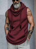 Sportliches Strick Tanktop mit Kapuze