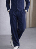 Smart Casual Set kragenloses Sakko und Hose