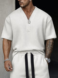 Lässiges Premium-Sport-Set aus T-Shirt und Shorts
