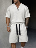 Lässiges Premium-Sport-Set aus T-Shirt und Shorts