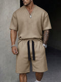 Lässiges Premium-Sport-Set aus T-Shirt und Shorts