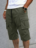 Casual Cargo-Shorts mit Riemen-Design