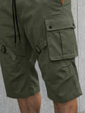 Casual Cargo-Shorts mit Riemen-Design