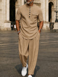 Essentielles urbanes Freizeit-Set-Khaki