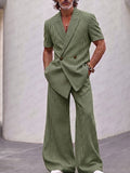 Vintage Smart Casual Set mit Karomuster
