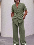 Vintage Smart Casual Set mit Karomuster