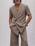Vintage Smart Casual Set mit Karomuster