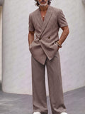 Vintage Smart Casual Set mit Karomuster