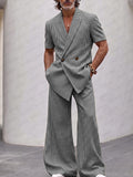 Vintage Smart Casual Set mit Karomuster