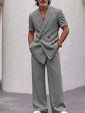 Vintage Smart Casual Set mit Karomuster