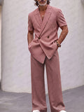 Vintage Smart Casual Set mit Karomuster