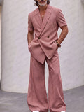 Vintage Smart Casual Set mit Karomuster