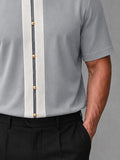 Smart-Casual Oberteil mit Knopfverzierung