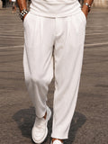 Herren 2-Teiler Ärmelloses Slim Fit Top und Hose