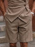 Herren Sommer Set Hemd mit Knopfleiste und Kurze Hose