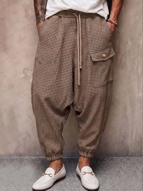 Herren Jogger Hose mit Elastischen Bündchen