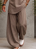 Herren Sommer Set V-Neck Oberteil und Freizeithose