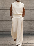 Herren Sommer Set Slim Fit Oberteil und Freizeithose