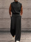 Herren Sommer Set Slim Fit Oberteil und Freizeithose