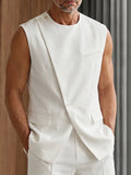 Ärmelloses Herren Anzug-Set mit Shorts