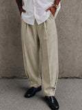 Herren Karottenhose mit Elastischem Bund
