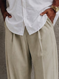 Herren Karottenhose mit Elastischem Bund