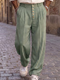 Lässige karierte Herrenhose