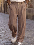 Lässige karierte Herrenhose
