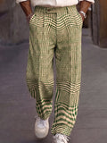 Lässige Hahnentritt-Herrenhose