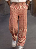 Lässige Hahnentritt-Herrenhose