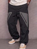 Lässige Colorblock-Herrenhose im Cargo-Stil