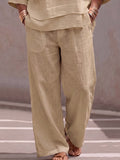 Herren Asymmetrisches V-Neck Set aus 100% Baumwolle