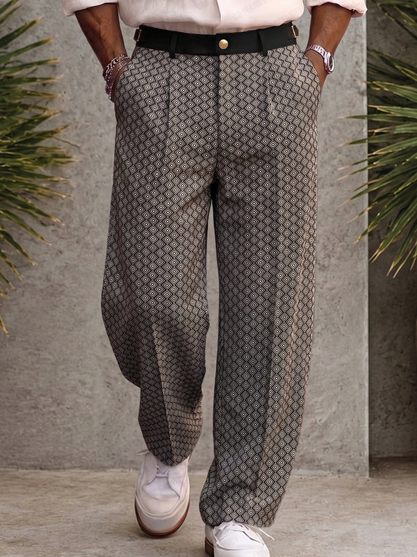 Herren Geo-Print Hose