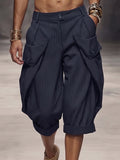 Herren Nadelstreifen Balloon-Shorts