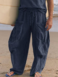 Herren Washed Cotton Tanktop & Scimitar-Hose Set
