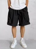 Stylische Cargo-Shorts im Loose Fit Schwarz