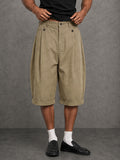 Herren Relaxed Pleated Balloon-Hose