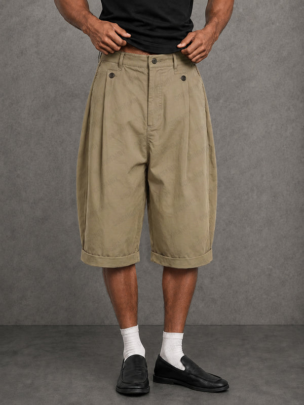 Herren Relaxed Pleated Balloon-Hose