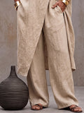 Boho Artistic 100% Baumwolle Loose Fit Matching Set