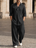 Bequemes Relaxed Fit 100% Baumwolle Co-ord Set