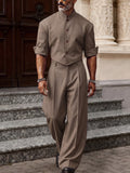 Smart Casual Designer Nadelstreifen Co-ord Set